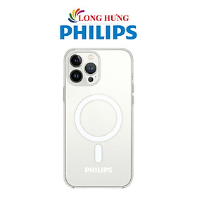 Ốp lưng chống sốc hổ trợ sạc không dây Philips Magnetic Phone Case dành cho iP 14 Pro DLK9614CP/74 - Hàng chính hãng