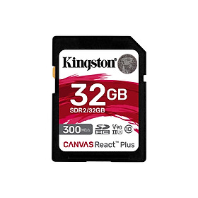 Mua THẺ NHỚ KINGSTON SD CANVAS REACT PLUS 32GB – SDR2/32GB - Hàng Chính Hãng