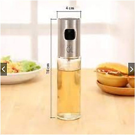 Mua Bình xịt dầu ăn  phun xương 100ml cao cấp nắp inox thân thuỷ tinh