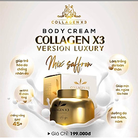 Kem DưỡngTrắng Da Toàn Thân Body Collagen X3 Luxury 250g Mỹ Phẩm Đông Anh Chính Hãng - BODY X3