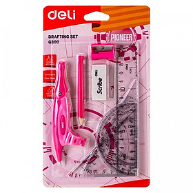 Bộ Dụng Cụ Học Sinh 8 Món Deli G30001 - Giao Màu Ngẫu Nhiên