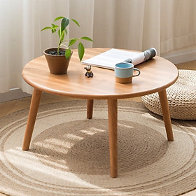 Mua Bàn ngồi bệt kiểu Nhật  chân gỗ tự nhiên cao 30cm