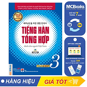 Tiếng Hàn Tổng Hợp Trung Cấp 3 (Phiên Bản Mới - In Màu)