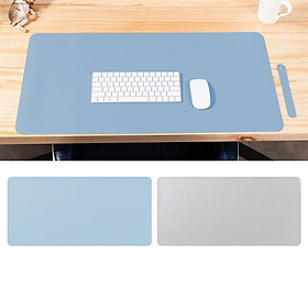 Miếng lót chuột, bàn di chuột 90 X 45 CM kiêm deskpad thảm da trải bàn làm việc chống nước hai mặt