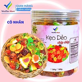 500g Kẹo Dẻo Chip Chip Nhiều Màu Sắc VietTin Mart