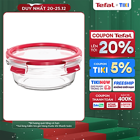 Hộp bảo quản thực phẩm thủy tinh Tefal Masterseal Glass 600ml - Hàng chính hãng