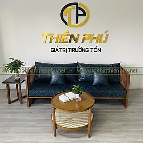Mua Bộ sofa gỗ Indochine kết hợp bàn trà Rustic