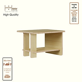 HAPPY FURNITURE , Gỗ tự nhiên , Bàn trà gỗ Plywood - AIDAN , BAN_107 , 60cm x 50cm x 38cm DxRxC