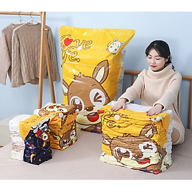Mua Bộ 4 Túi Hút Chân Không Quần Áo  Chăn Gối LOVE LIFE (Size 50x40cm 100x80cm  + máy hút 220V)