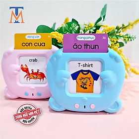 Máy đọc thẻ tiếng anh, đồ chơi giáo dục đọc 255 thẻ 510 từ vững tiếng anh, giúp trẻ học tiếng anh dễ dàng