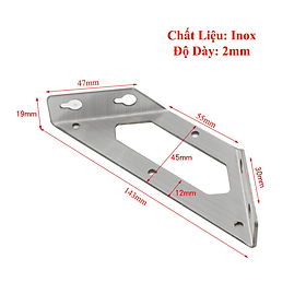 Mua Ke Thẳng Ke Chữ L Chữ T Nhiều Kích Thước KUNBE Góc Vuông 90 Độ Giá Đỡ Giữ Cố Định Góc Cạnh Đồ Nội Thất