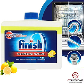 Dung dịch vệ sinh máy rửa bát Finish hương chanh 250ml