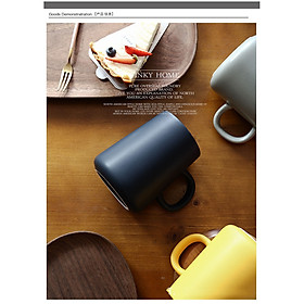 Mua Ly sứ cao cấp trơn nhiều màu phong cách Bắc Âu