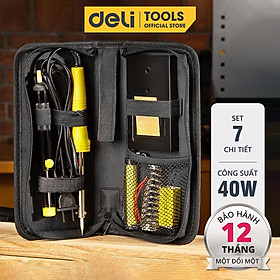 Mua Bộ Mỏ Hàn Điện Deli 7 Chi Tiết Chính Hãng Chất Lượng Cao 40W Sử Dụng Đa Năng  Tiện Ích - DL393007