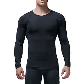 Áo Body Thể Thao Nam Dài Tay Giữ Nhiệt Tập Gym Bóng Đá Co Dãn AS11