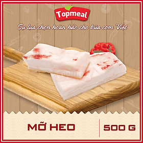 HCM - Mỡ heo (500g) - Giao nhanh HCM