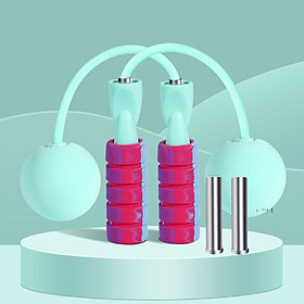 Dây nhảy không dây, không gây tiếng ồn, tay cầm chống trượt đếm số vòng tự động