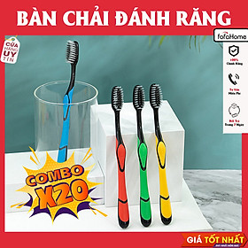 Combo 20 Bàn Chải Đánh Răng Than Tre Giúp Chải Sạch Răng