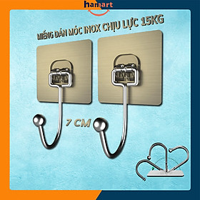 Mua Móc Inox Dán Tường Chịu Lực 10KG Hamart Móc Treo Đồ Nặng Dán Tường Chất Lượng Cao