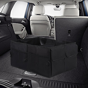 SUV Trunk Organizer Durable Easy to Use Collapsible Cargo Storage Container