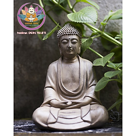 Tượng Phật An Nhiên -Thiền Định -Tự Tại Cao 25cm Màu đồng cổ Trang trí nhà cửa phong thủy