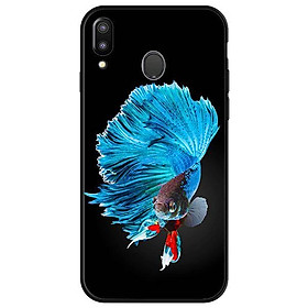 Ốp lưng dành cho điện thoại Samsung Galaxy M20 - Cá Betta Xanh