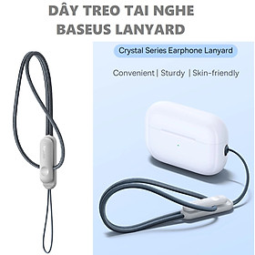 Mua Dây treo tai nghe dây treo hộp tai nghe không dây tiện lợi Baseus Crystal Series Earphone Lanyard _ hàng chính hãng