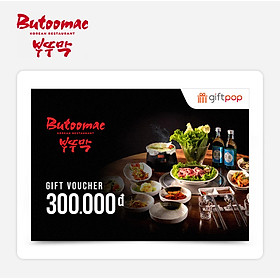 Giftpop - Phiếu Quà Tặng Butoomac 300K