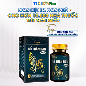 Viên uống Bổ Thận Đan Maxx giúp bổ thận giảm tình trạng tiểu đêm nhiều lần tiểu rắt tiểu không tự chủ do chức năng thận yếu Hộp 30 viên Tâm An Pharma