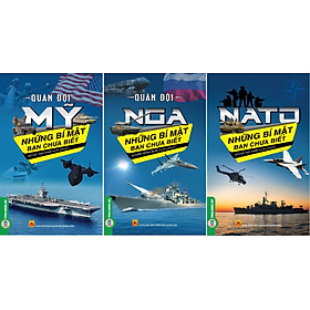 Combo 3 cuốn Quân Đội Mỹ + Quân Đội Nga + Nato: Những Bí Mật Bạn Chưa Biết