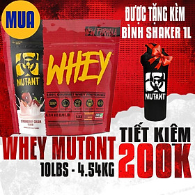 Sữa Tăng Cơ Mutant Whey Protein 10Lbs - Túi 4.54Kg