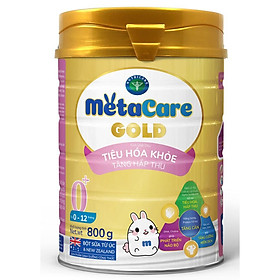 Sữa bột Nutricare Metacare GOLD 0+ - Tiêu hoá khoẻ, tăng hấp thu (800g)