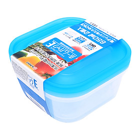 Mua Set 2 hộp nhựa 650ml màu xanh nội địa Nhật Bản