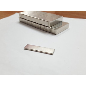 Nam châm viên trắng đất hiếm 40x10x2mm (Combo 20 viên)