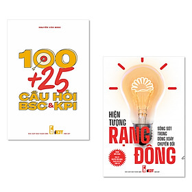 Download sách Combo 2 cuốn sách: 100+25 Câu hỏi BSC & KPI, Hiện tượng Rạng Đông - Sống sót trong dòng xoáy chuyển đổi