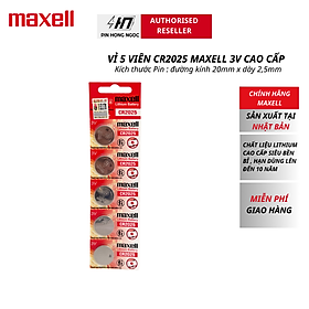 Pin Maxell CR2025 3V