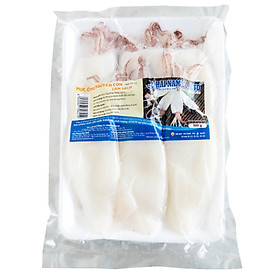 Mực Ống Nguyên Con Làm Sạch Đông Lạnh Size 10-12cm Hải Nam (500g)