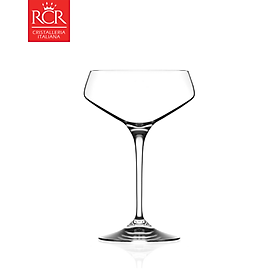 Bộ 6 Ly Cocktail Thuỷ Tinh Pha Lê Ý RCR - Aria Champain Goblet 330ml
