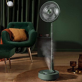 Xiaomi Youpin EDON Folding Fan 5 Gears Humidifier Diffuser LCD Touch Screen Cordless Electric Standing Desktop Floating