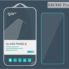 Mua Bộ 2 Kính Cường Lực GOR cho Xiaomi Redmi K40   K40 Pro ( 2 Miếng )  trong suốt _ Hàng Nhập Khẩu