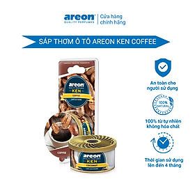  Sáp thơm ô tô hương cà phê AREON Ken Coffee - NHẬP KHẨU BULGARIA
