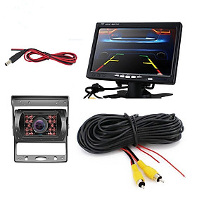 Mua Bộ màn hình 7inch và camera lùi xe tải 18 mắt hồng ngoại