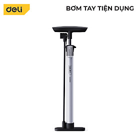 Bơm Xe Đạp Xe Máy Deli Tools Tích Hợp Đồng Hồ Áp Suất Tối Đa 160psi Nhỏ Gọn Dễ Dàng Mang Theo Mọi Nơi DL880005