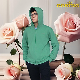 Áo khoác da cá GOKING 6 túi, form unisex cho nam nữ, trẻ em. Áo chống lạnh, giữ ấm, chống nắng. Hàng hiệu cao cấp vnxk