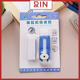 Bút gôm bấm/ Tẩy bút chì dạng bấm siêu tiện lợi, họa tiết dễ thương cho trẻ em, học sinh, văn phòng