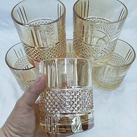 Mua BỘ 6 LY THỦY TINH UỐNG NƯỚC CAO CẤP SANG TRỌNG - VD57