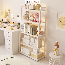 Mua Kệ sách gỗ 3 4 5 tầng đa năng decor phòng phong cách kiểu Hàn - GM06