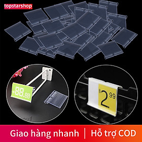 50/100cái Nẹp bảng siêu thị, Nẹp bảng giá dùng trong siêu thị, nẹp nhựa gài giá, nẹp nhựa siêu thị, nẹp cửa ô t