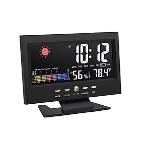Mua Đồng Hồ LED Để Bàn Báo Thức Cảm Biến Âm Thanh  Màn Hình LCD Có Báo Nhiệt Độ  ĐÈN TRANG TRÍ   ĐỒNG HỒ TREO TƯỜNG