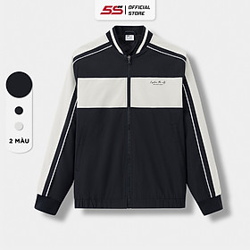 Áo Khoác Bomber Nam 5S FASHION Hai Lớp, Thiết Kế Can Phối Khỏe Khoắn, In Chữ Trẻ Trung, Năng Động (AKB23015)